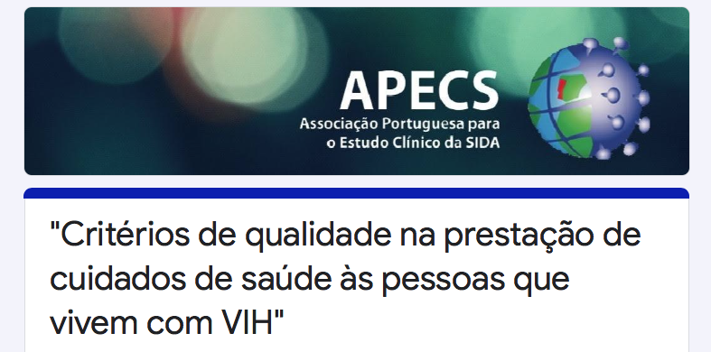 Discusso pblica - Critrios de qualidade na prestao de cuidados s pessoas que vivem com VIH